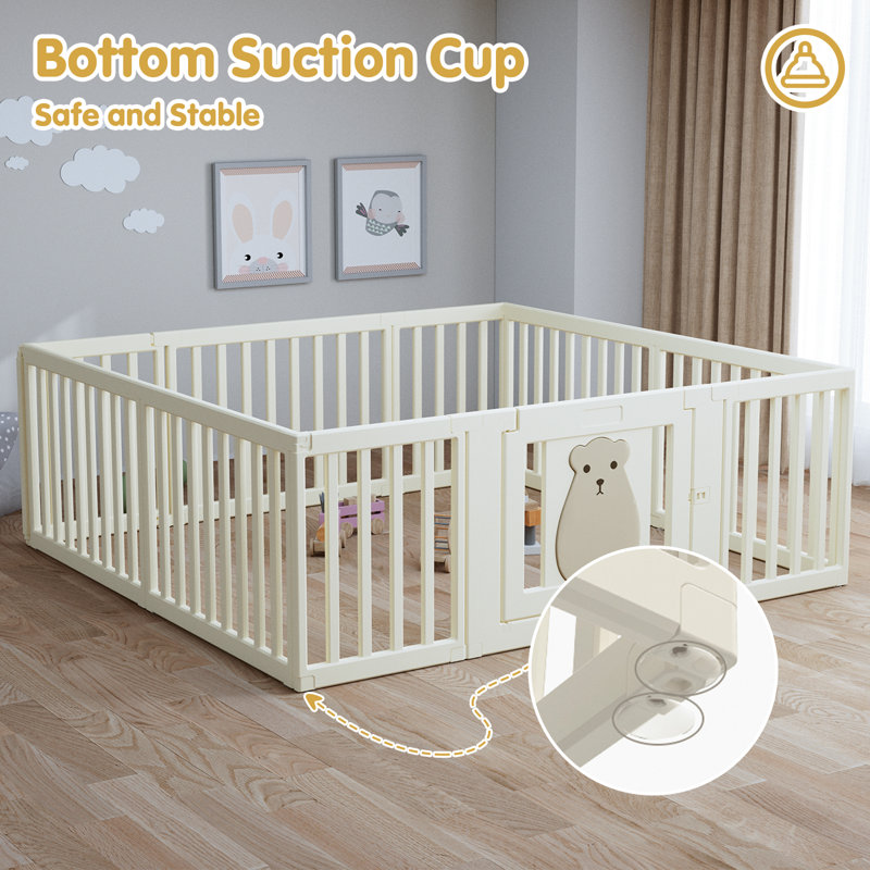 Benarita Baby Playpen Safety Gate & Reviews Wayfair